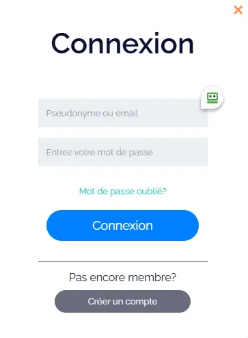 Connexion des membres du TROPEZIA PALACE CASINO