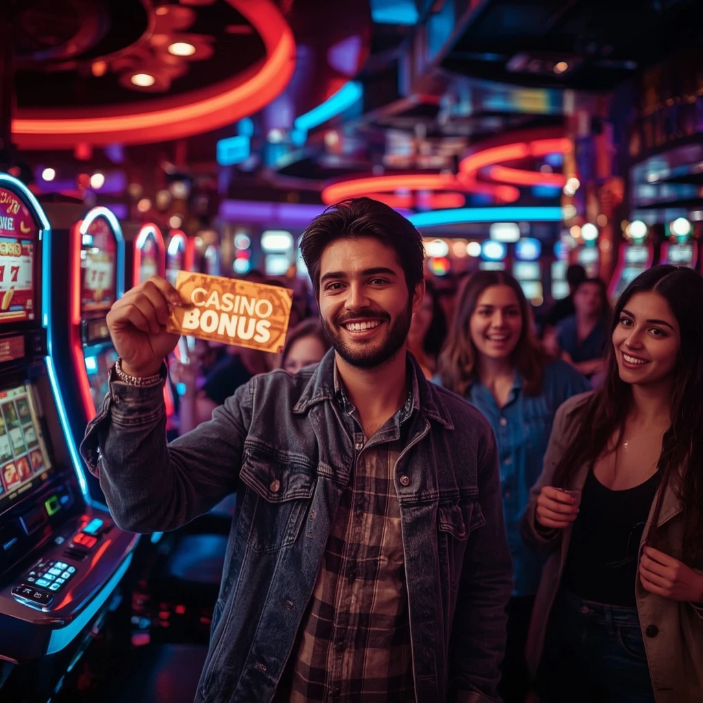 une personne avec un bonus Tropezia Palace Casino